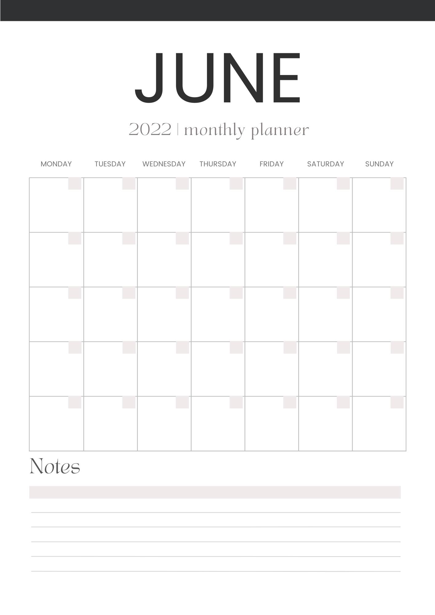 35 Free Printable Planner Templates