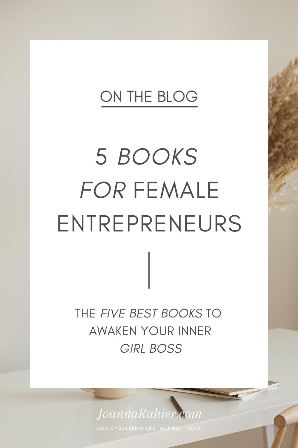 5 Best Books For Female Entrepreneurs